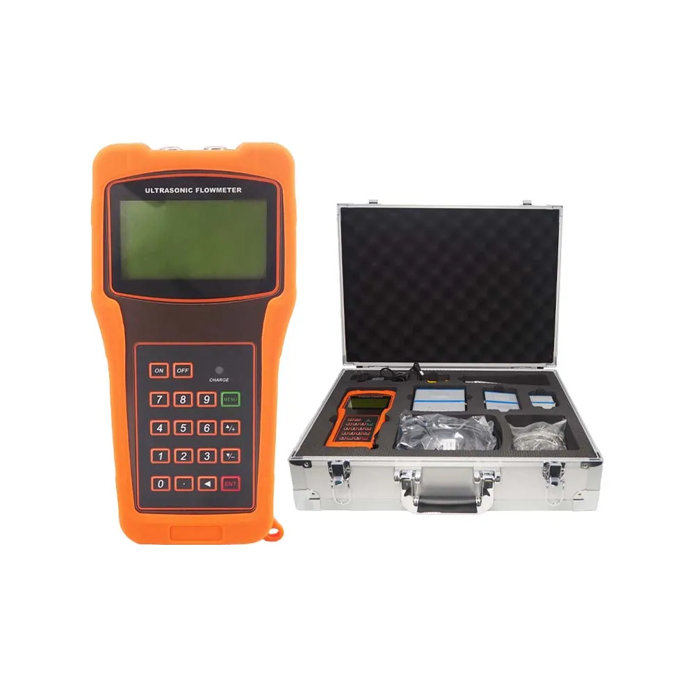 TUF-2000H Portable Ultrasonic Water Flowmeter Price,Handheld Clamp On Ultrasonic Flow Meter Price