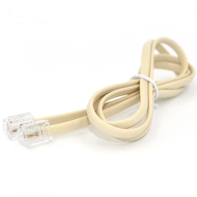 RJ11 telephone cable 6p2c telephone cable