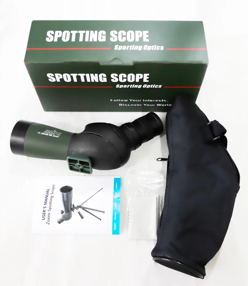 Spotting Scope Telescope, Spotting Scope with Bak4 Prism, Spotter Scope for Target Shooting Bird Watching with Tabletop Tripod