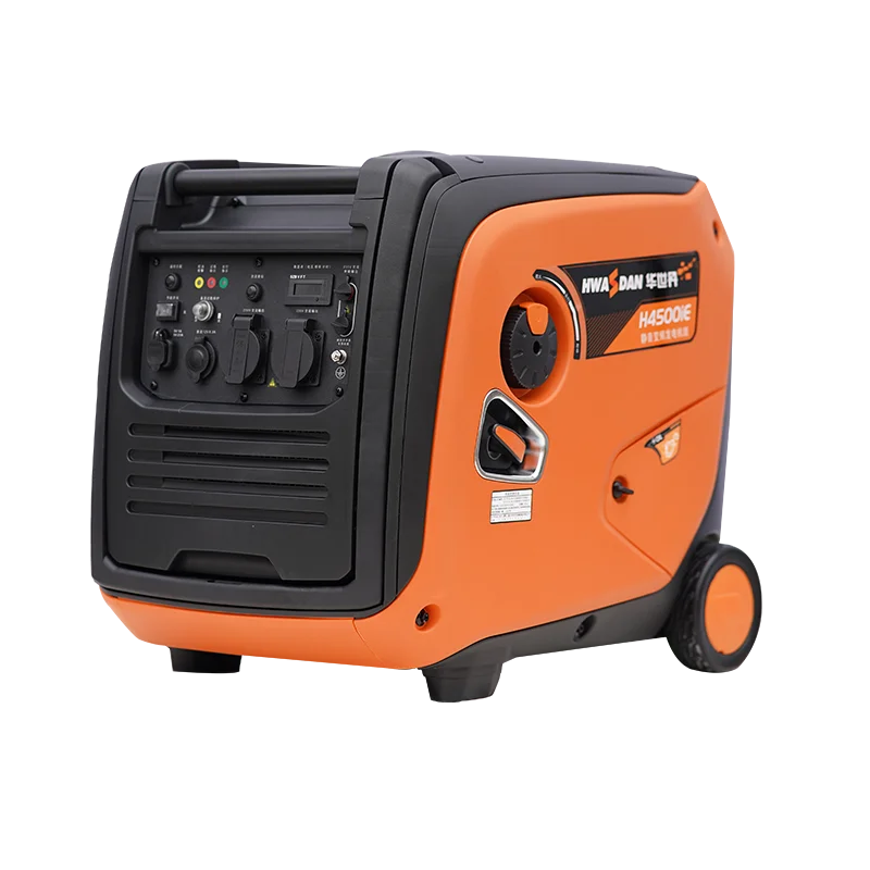 Hwasdan small portable gasoline engine generator inverter super silent 3500 Watt inverter electric magnetic generator