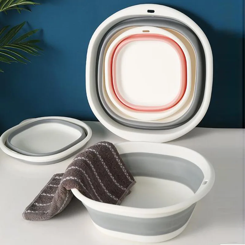 Portable compressed travel small laundry Basins Foldable washbasin Large Family Student Dormitory Baby basin