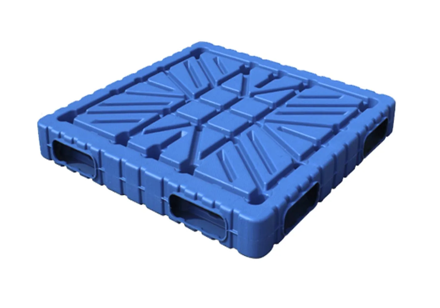 NEXARA Heavy Duty 1210 1200*1100*150mm One-Piece Blow Molding Pallet Warehouse Storage Pallet Rack High Quality Storage Solution