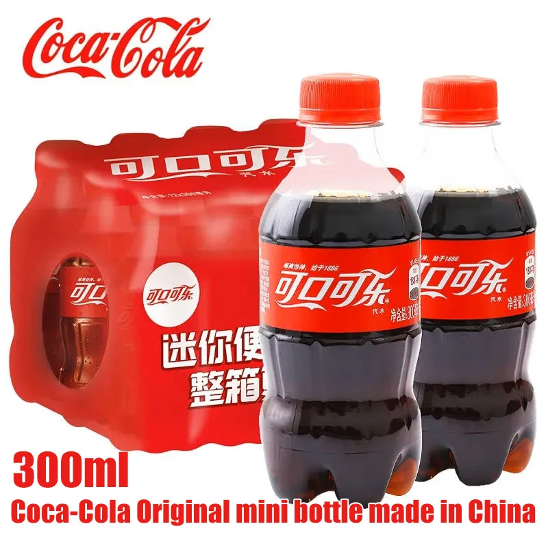 Classic Soda Mini Bottle Cokeo Zero Sugar Diet Soda Soft Drink 300ml Soda Soft Drink