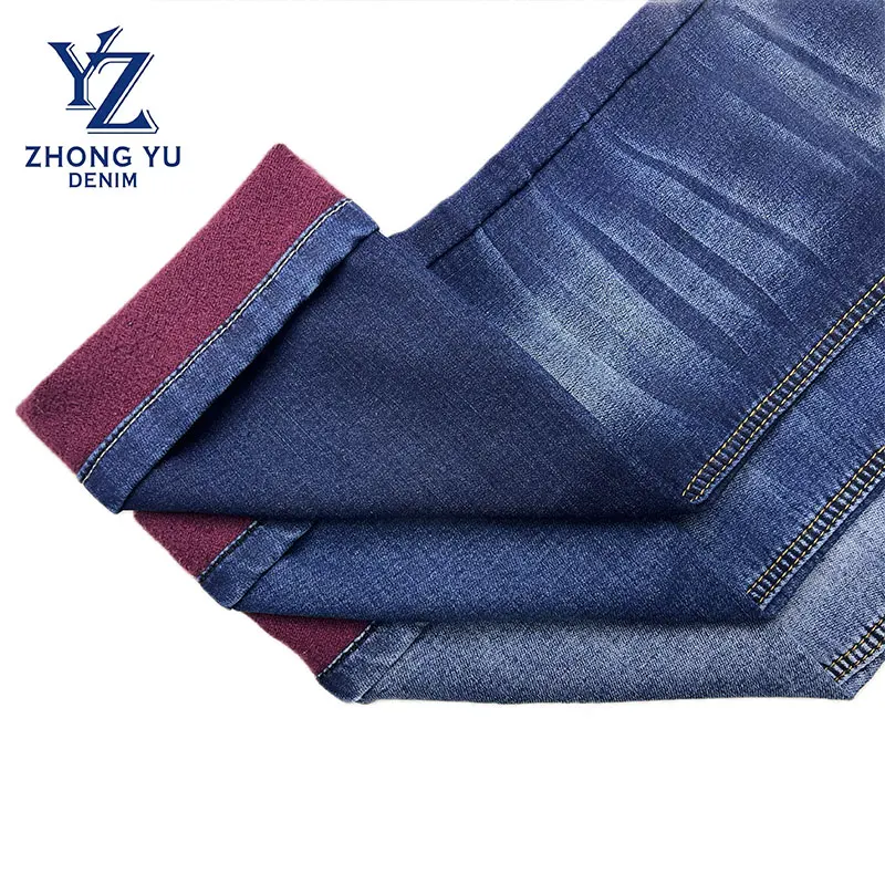 Double wear 4 way stretch cotton spandex jeans denim fabric  cost effective best selling for Russia