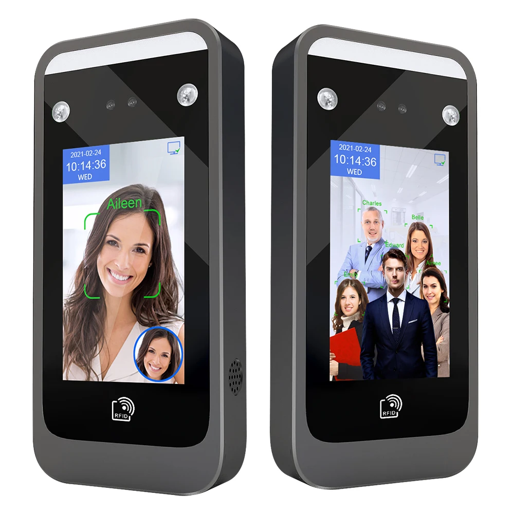 TIMMY Wifi Cloud Software SDK AI Multi Person Dynamic Face Recognition Time Recording Time Attendance Machine