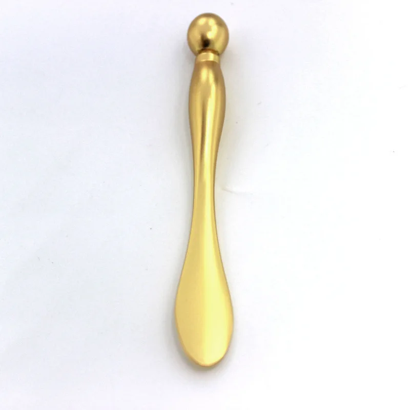 
Custom plastic aluminium stainless steel mini silver gold scoop cosmetic spatula spatula scoop for cosmetic