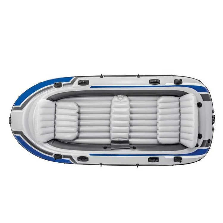 OEM 3.15m*14.5m PVC inflatable fishing boat rowing boat