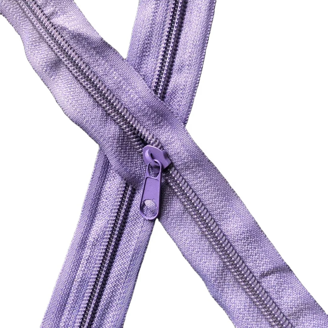 
Violet excellent quality 3# 5# invisible nylon zipper 