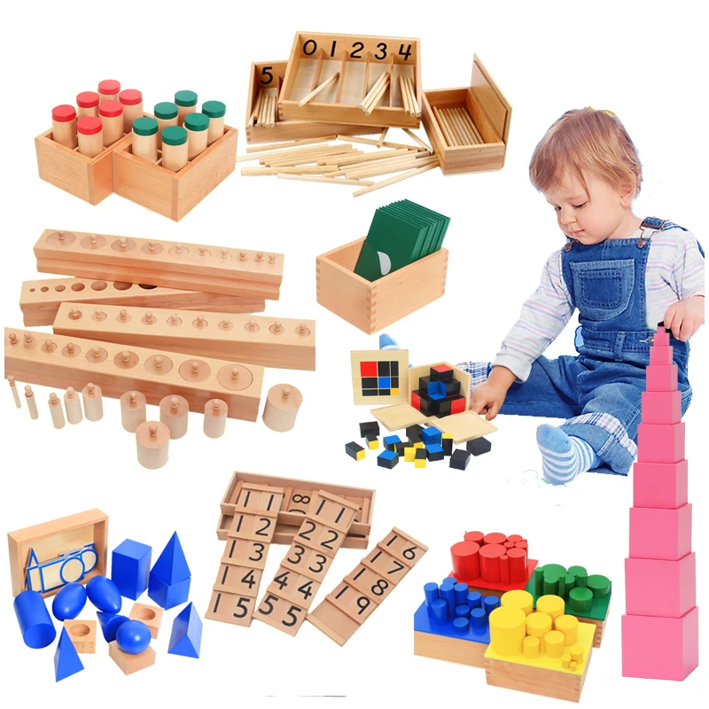 Teaching Learn Baby Montessori Premium Wooden Manual Furniture Kindergarten Materials Other Educational Sensory Toy Kids Games