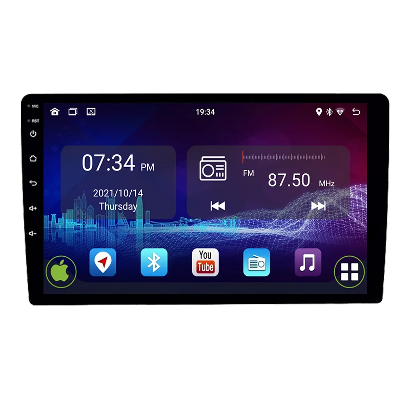 Universal Android 12 Auto Radio Mp5 Player Car Stereo 2Din 7018B 7 Touch Screen For Vw Peugeot 407 Toyota Camry