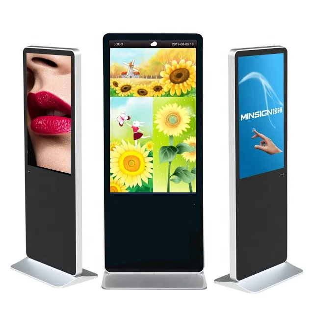 
Floor Stand Media Player Windows Digital Signage Interactive Touch Screen Digital Signage Totem Kiosk 
