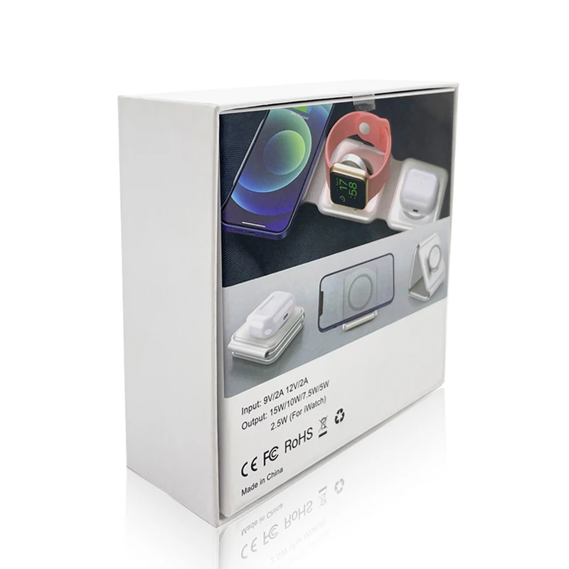 paper cardboard box whole set Wireless Charger Full Set Packaging for Electronics
