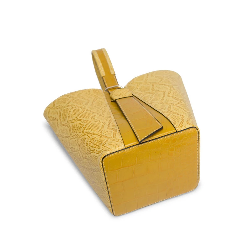 2024 сумка-ведро из натуральной кожи