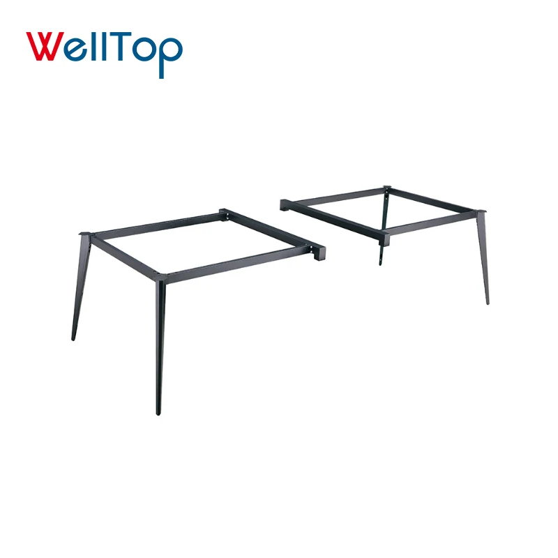 03 920 WELLTOP оптовая продажа промышленный стол для ресторана офисный металлический каркас офисные столы стальные ножки стола металлическая опора