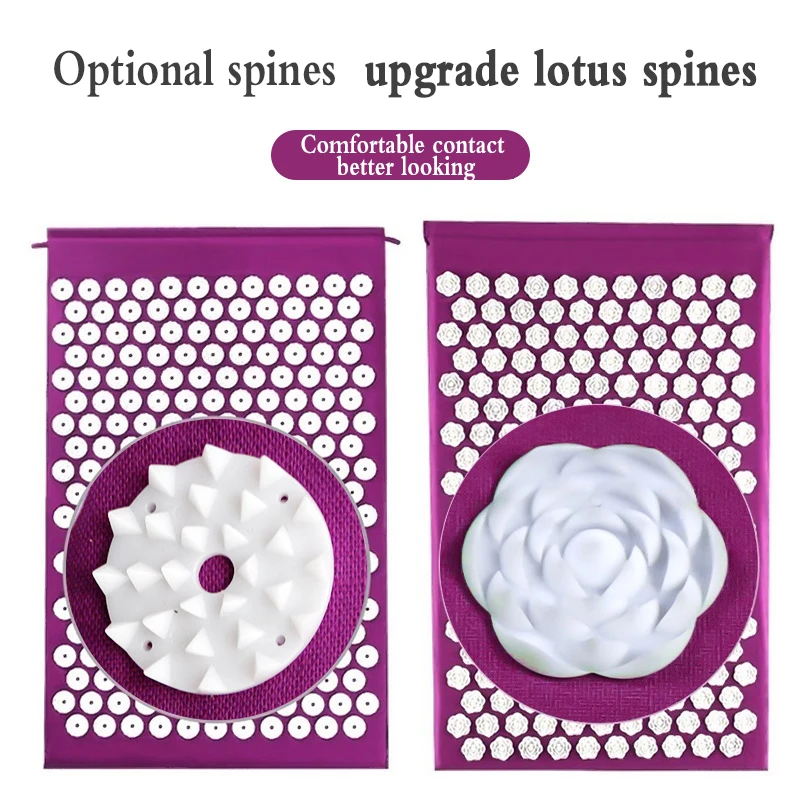 
Eco-friendly Massager Acupuncture Mat Healthy Shiatsu Acupressure mat Back Body Massager Mat&Pillow&Bag 