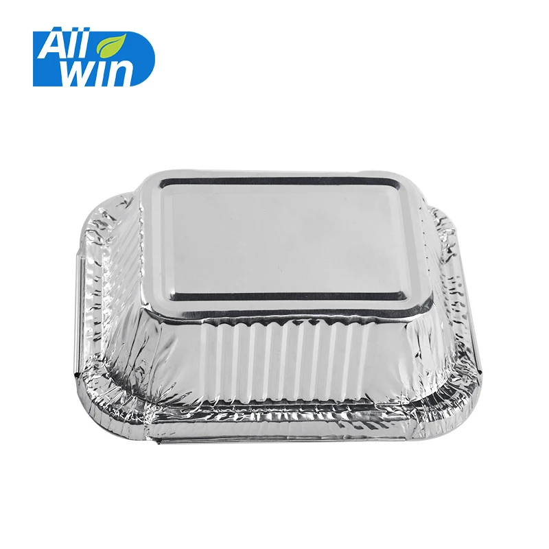 250 мл, алюминиевый пищевой контейнер, одноразовые контейнеры из алюминиевой фольги, прямоугольная кастрюля F0