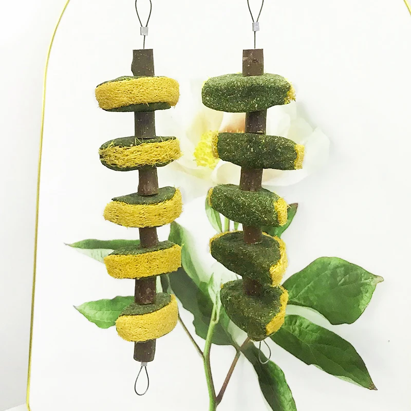The ultimate chew toy for rabbits and guinea pigs grass cake for chinchilla treats food Hamster handmade Chew snack