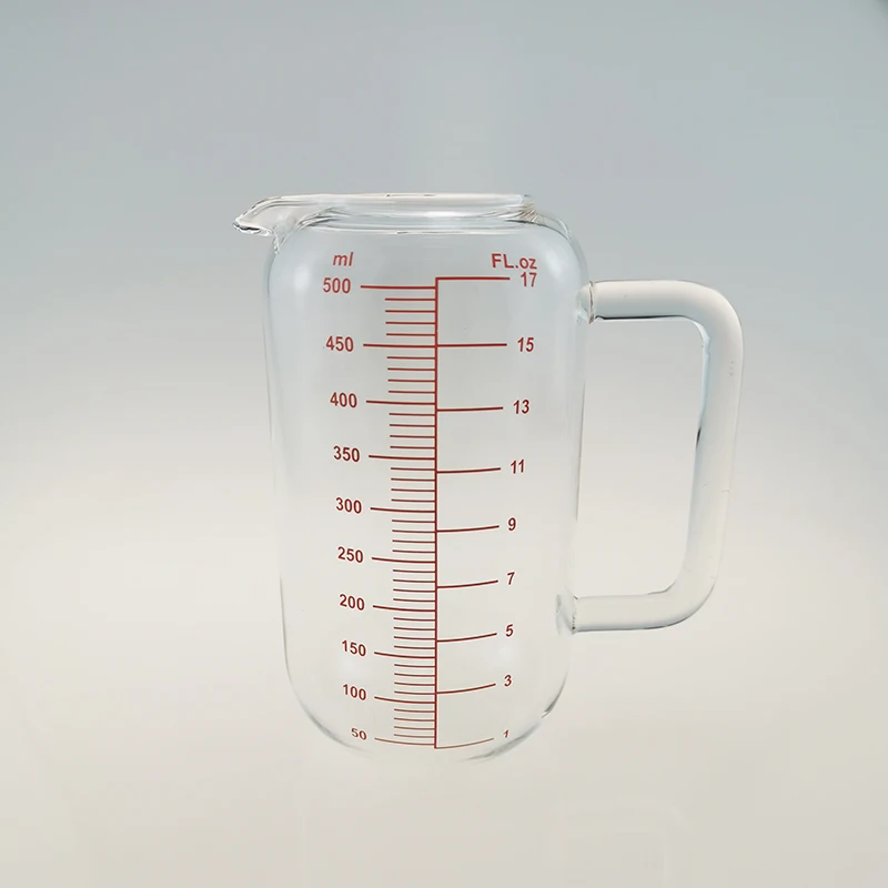glass measuring cup with handle 500ml
