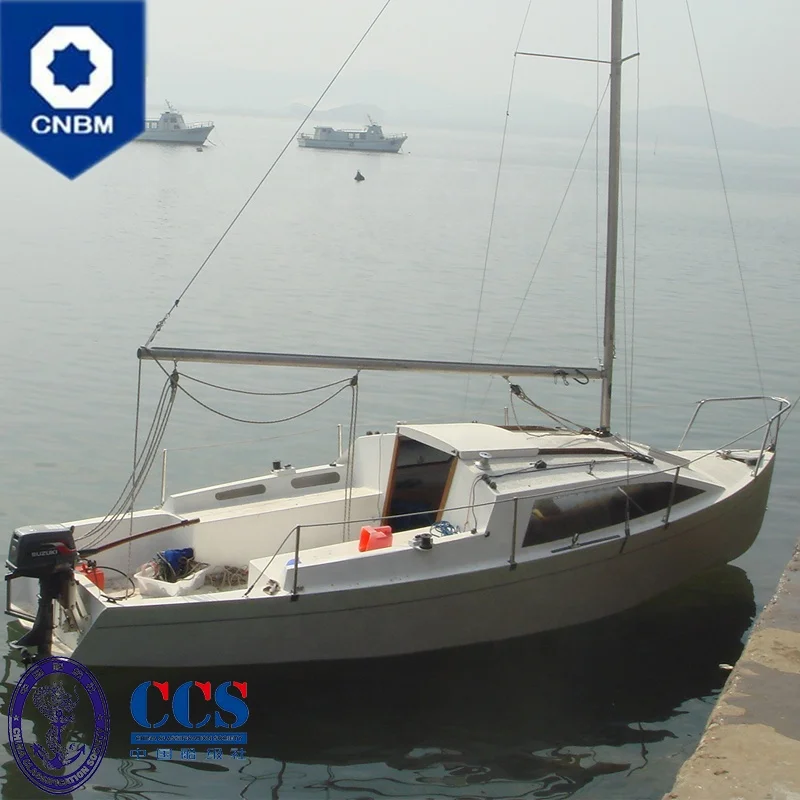 
24 ft OEM Custom Made in China Fiberglass Racing Sailboats Sail Boat Sailing Yachts Solar-Powered Boats for Sale 