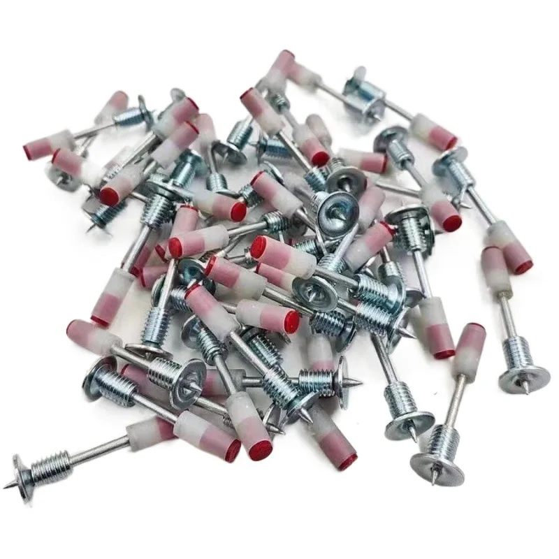Threaded Mini M8 Nail Powder Threaded Integrated Nail  Fastening shooting Nail New Ceiling driving pins