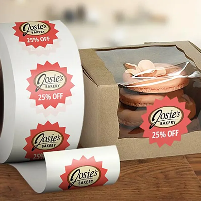 Custom Printing Pork Food Labels Oval Supermarket Sale Chicken Food Retail Package Labels Stickers Chicken Adhesive Stickers