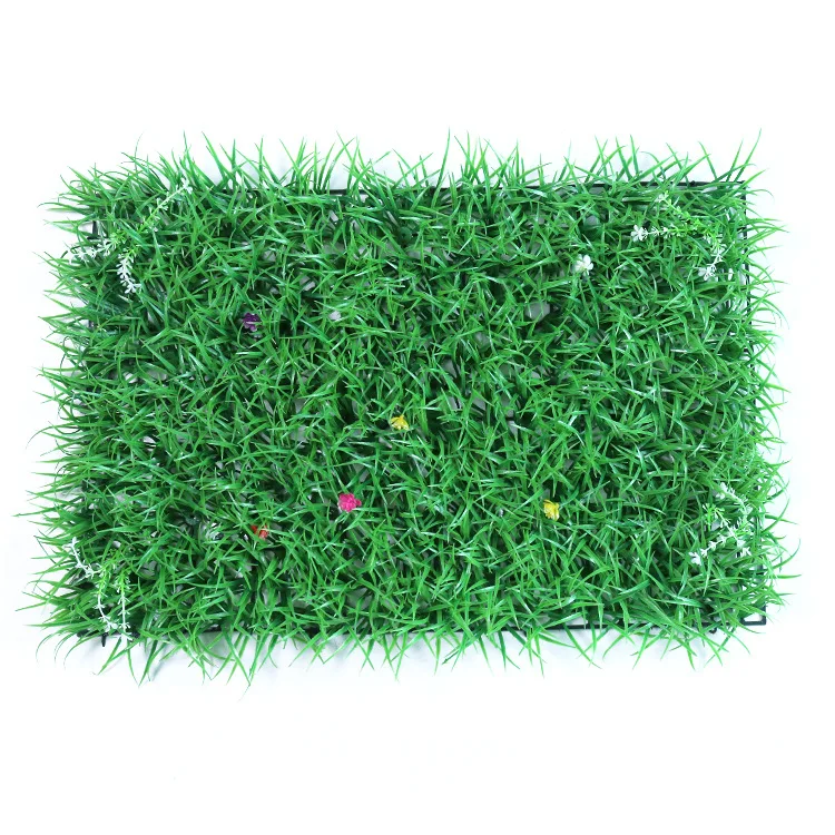 3D Artificial PE Material Green Grass Wall Decor Indoor Faux plant wall for Home Wedding Hotels Decoration
