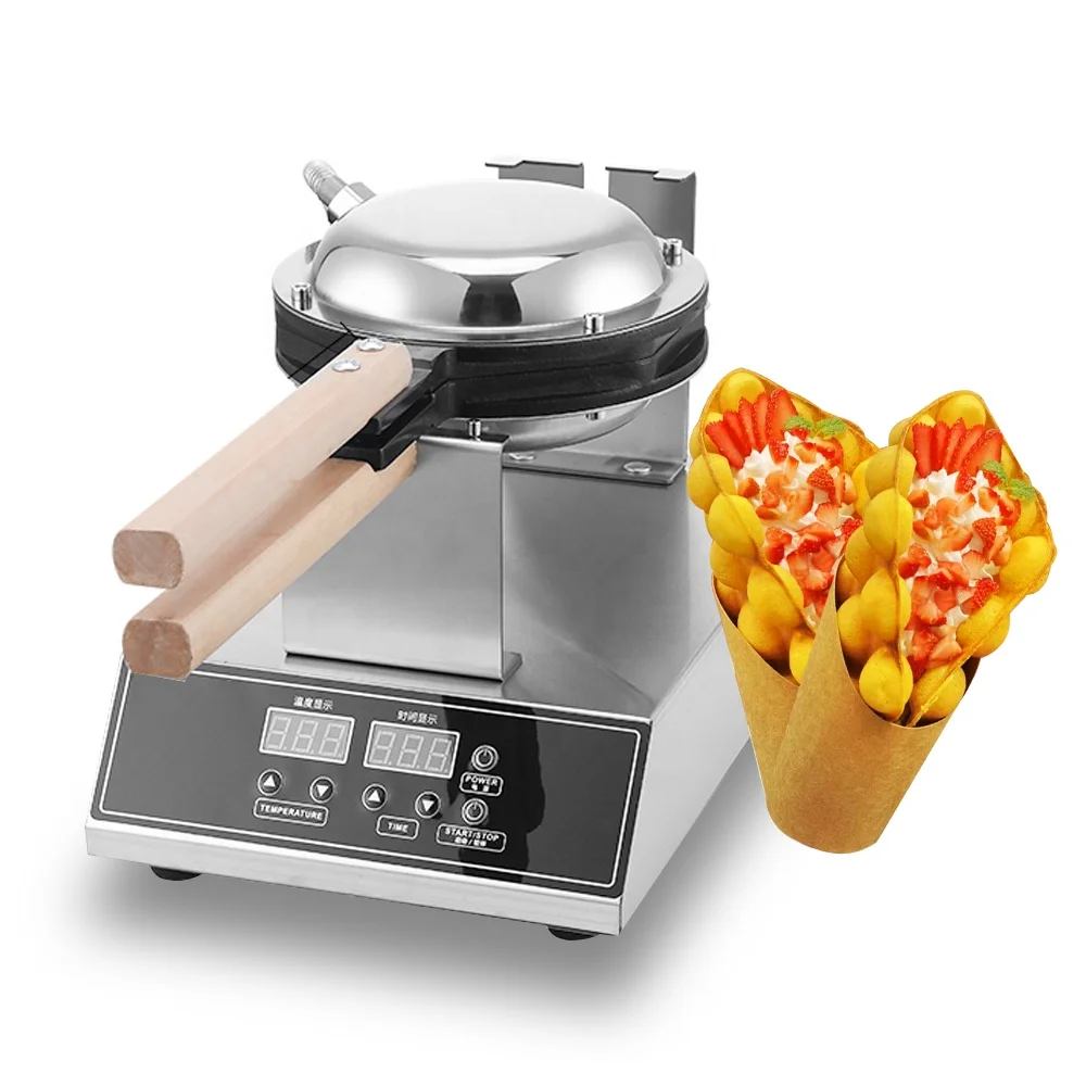 wholesale Commercial digital Egg puff Maker Machine bubble egg waffle making equipment