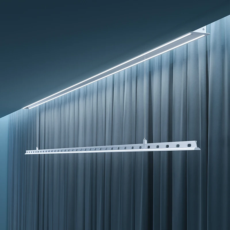 Balcony ceiling Smart Automatic lifting Hidden Clothes Drying Rack Indoor Electric Clothes Drying Rack Aluminum 35KG