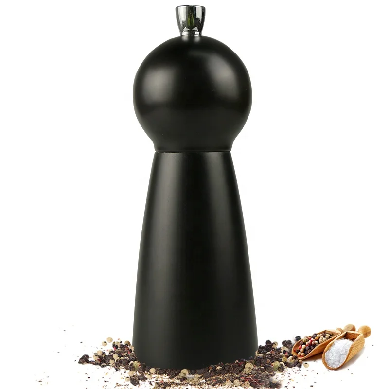 
Mini portable size 6 inch beech wood salt pepper grinder manual mills 