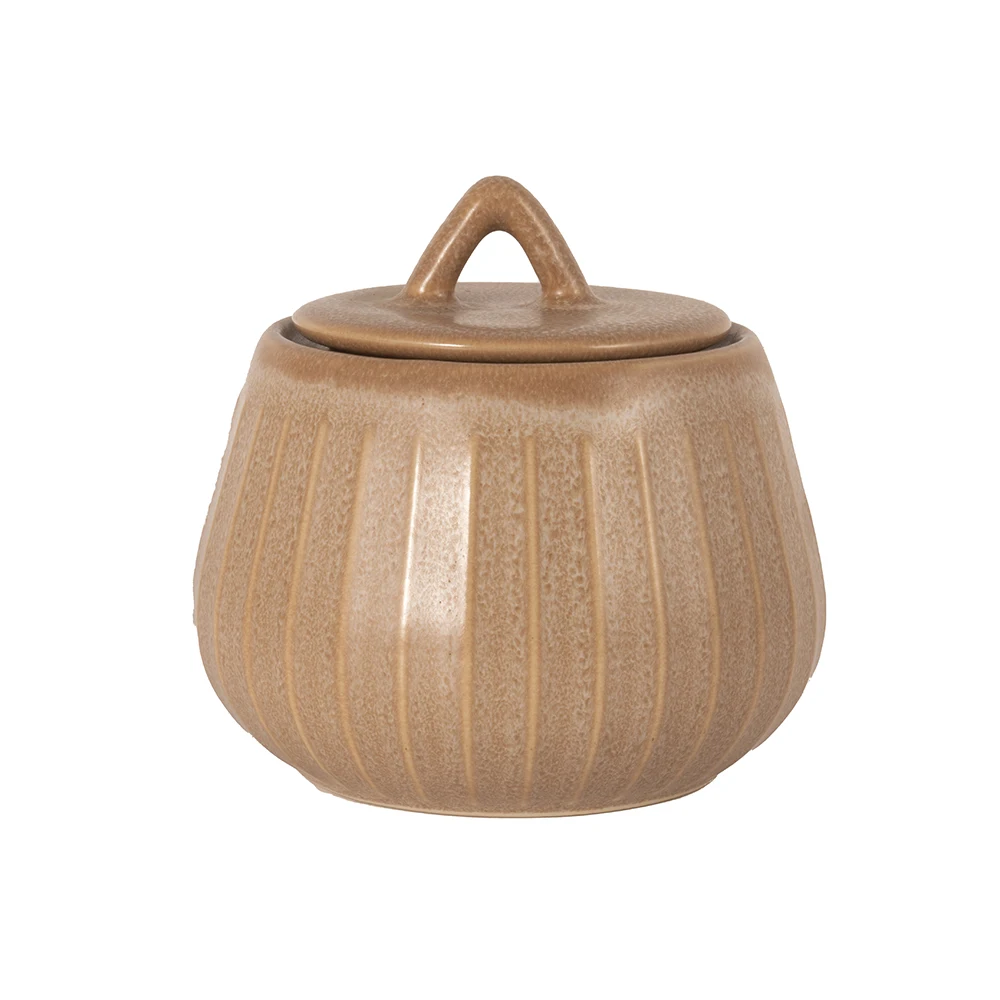 Nordic Style Stoneware Sugar Creamer Pots Milk Jug Ceramic Sugar Pot Milk Jar