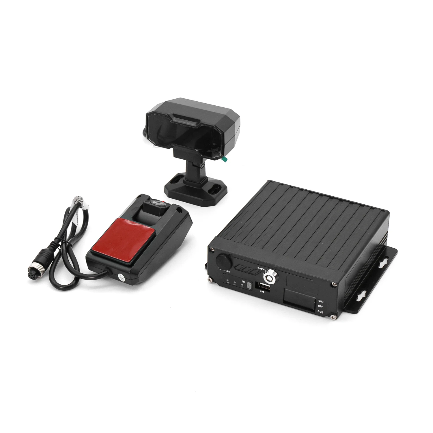 Drive Safely 4 Channels  AI Vehicle DVR ADAS DMS Mobile DVR AHD MDVR for Truck Bus