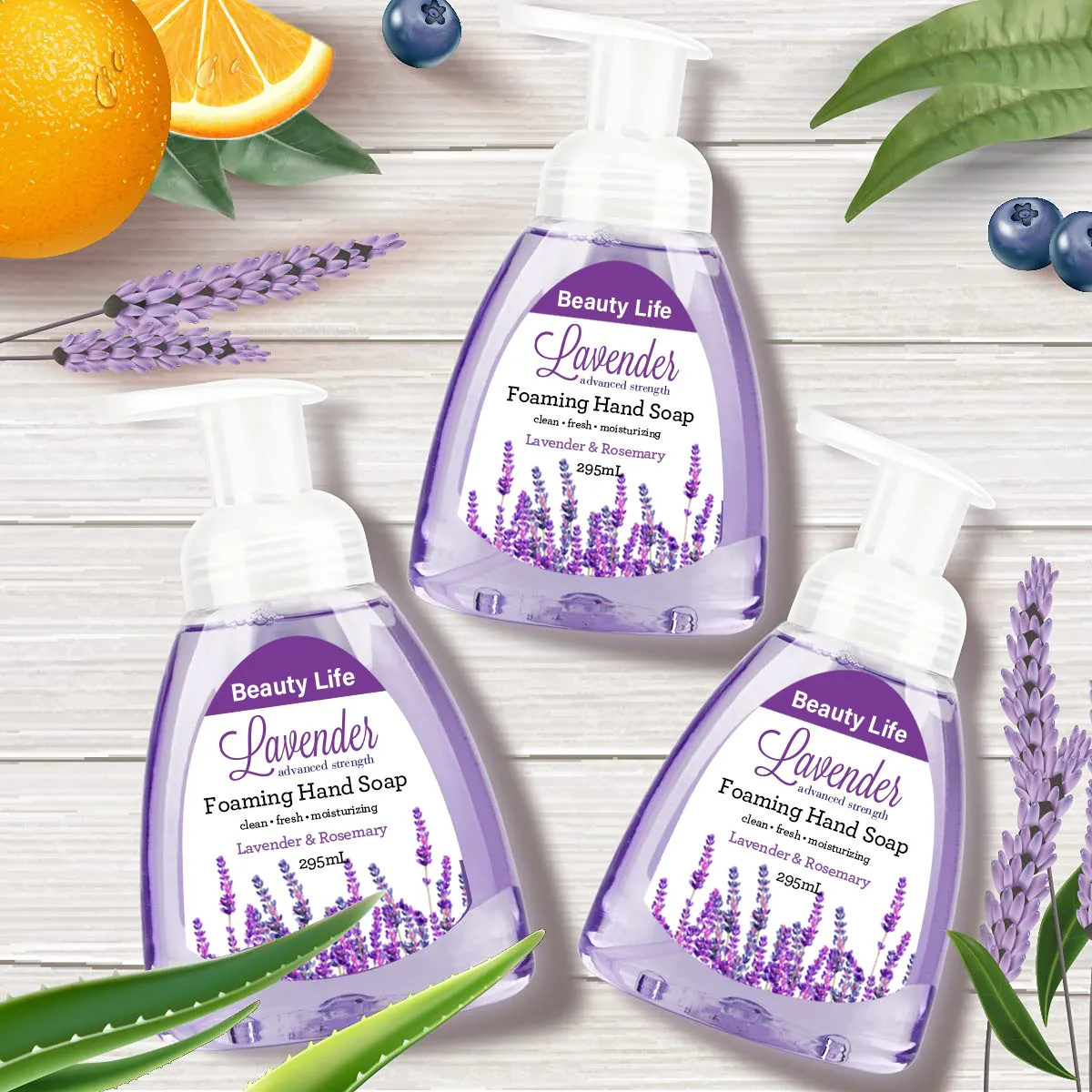 High Quality Private Label Scented Moisturizing Foaming Hand Soap Rich Bubble Hand Wash