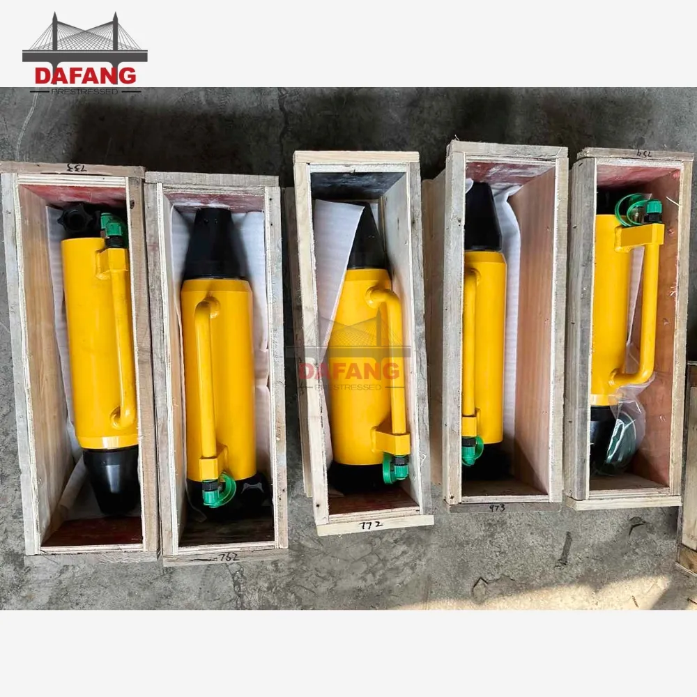 QYC 25 Tons Single Wire Stressing Jack Prestressed Concrete Jack Cable Mono 20 Ton Hydraulic Bottle Jacks Hydraulic Jack 30 Tons