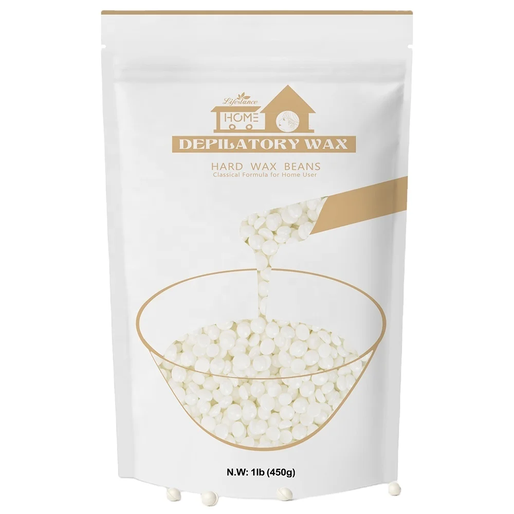 Salon quality Lifestance hard wax hair removal OEM whole body wax beads hot sale depilatory home waxing beads