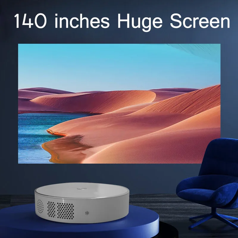 Hoxen mini LCD projector 720P smart Android multimedia  support wifi LED lamp factory supply