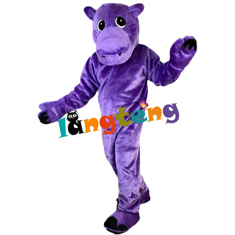 684 Animal Costume Funny Purple Hippo Fancy Dress For Holiday