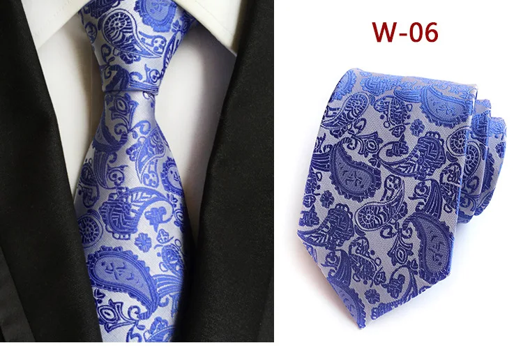 manufacturers supply hot style polyester paisley  flower jacquard fabric men neck Tie