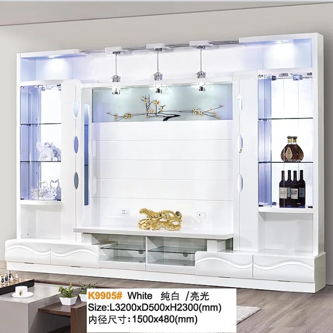 Wooden Modern Big Size Tv Cabinet TV Stand Living Room Furniture Hotel .restaurant .banquet. Home Tv Stand White 25-30days Panel