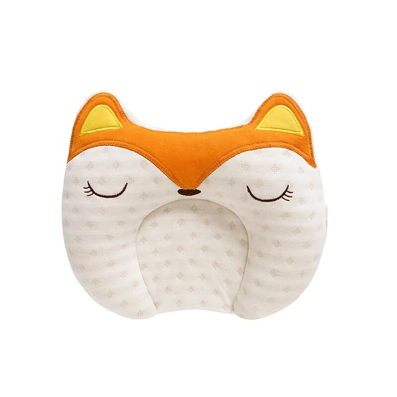 Cute Monkey Natural Shredded Foam Latex Newborn Head Pillow