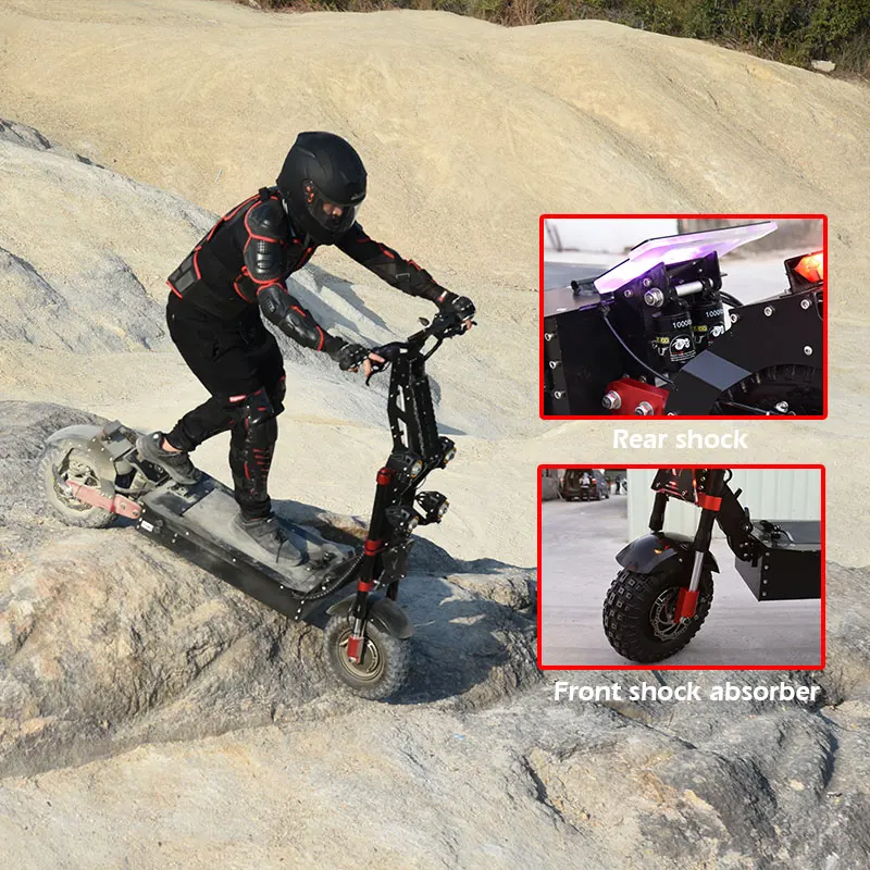 5600W Scooter 6000W Tire Adult Self Balancing 2 Person Two Wheel Shock 5000W Powerful Electric Scooter Off Road