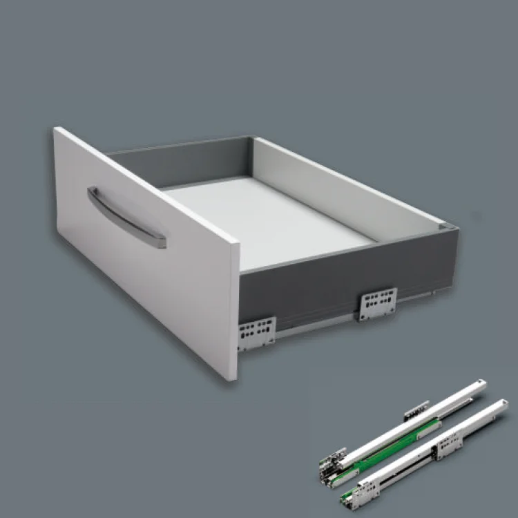 Linsont Soft Close Concealed Undermount Metal Drawer Slide Slim Tandem Box