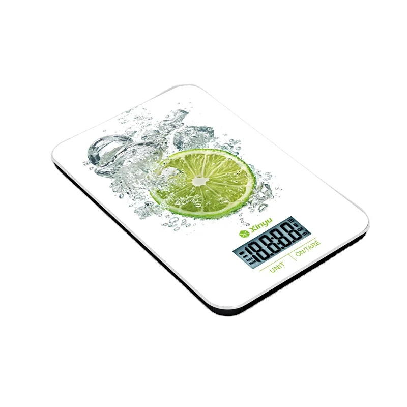 CE RoHS 5 Kg 1G super slim rectangle auto off food weight wireless wifi smart digital kitchen scale with app