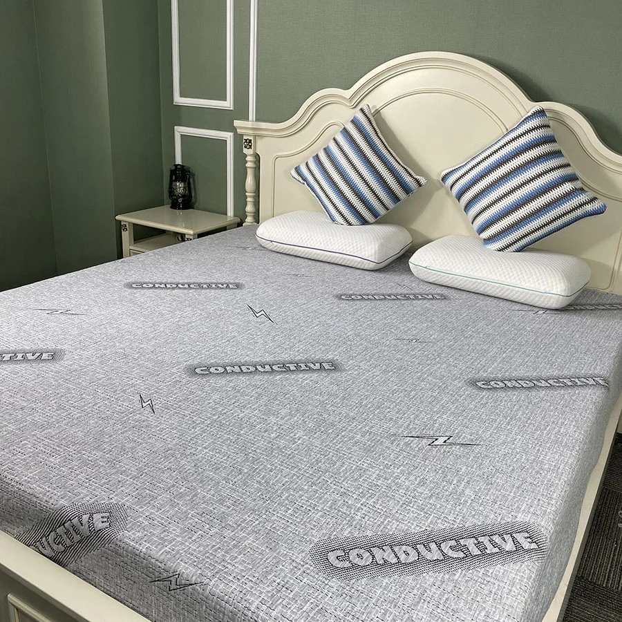 Graphene  Knitted Mattress Fabric Bedding Cover Jacquard Mattress Fabric Conduction Fabric