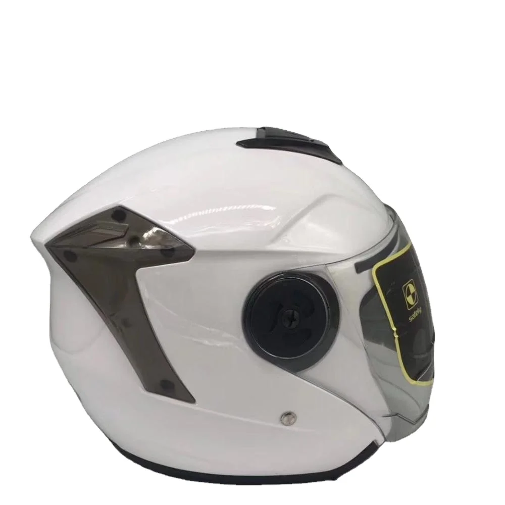 
White open face helmets for motorcycle 