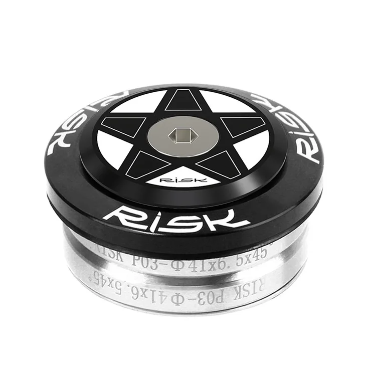 New style RISK Road bike41/41.8/42mm Straight pipe Headset built-in Fully hidden bearing28.6mm Front fork of the frame