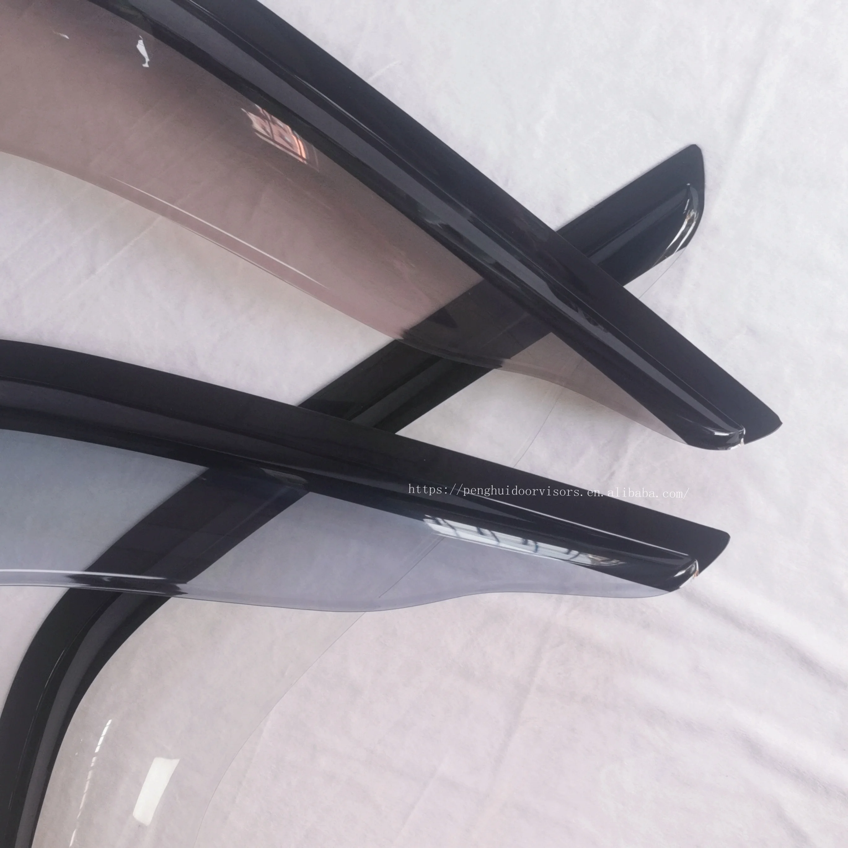 Auto Wider Rain Guards Smoke SUV Rodeo Bighorn Car Sun Window Wind Visors For Isuzu Trooper