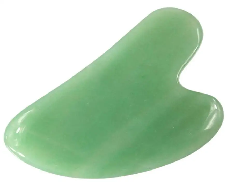 Natural Jade Stone Guasha Board SPA Acupuncture Therapy Trigger Point Treatment For Gua Sha Facial Tool