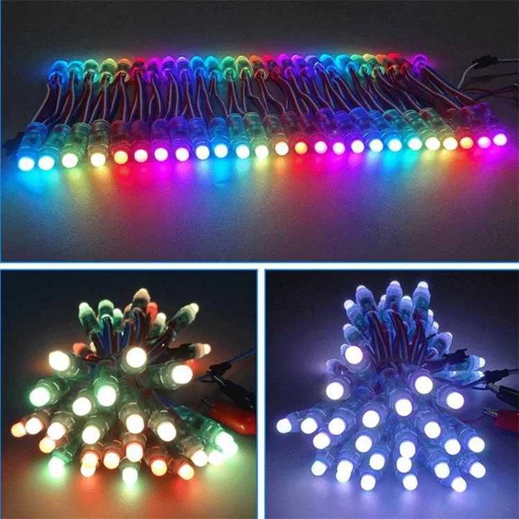 Hotselling Led Pixel Light Manufacture Full Color RGB pixel led point light for Christmas lights IP68 Led Pixel Ws2811