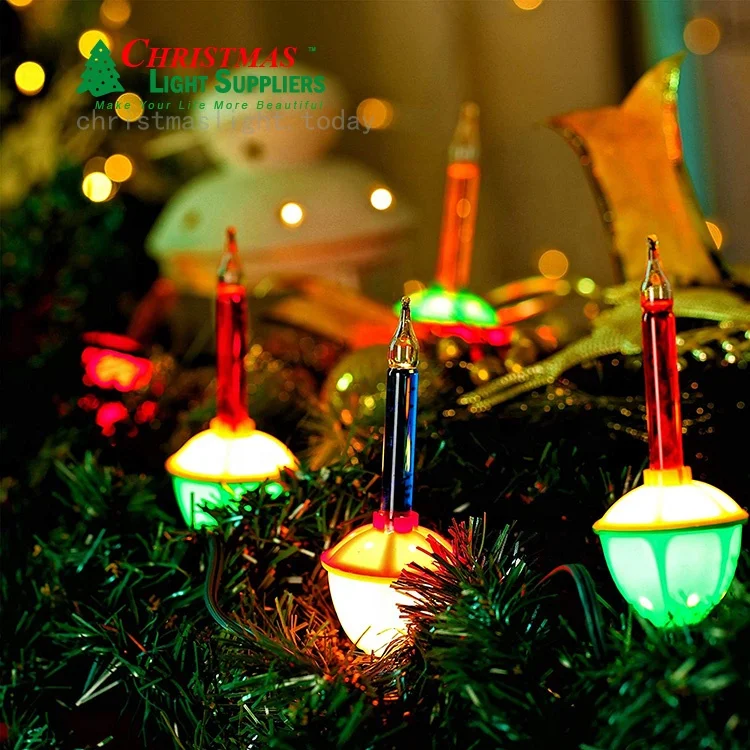 Set of 7 screw in Magic bubble lights sets Waterproof outdoor  indoor Christmas Xmas String Light