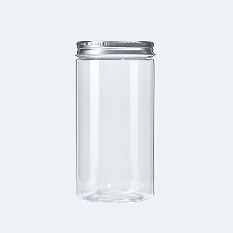 Factory Wholesale Wide Mouth Food Grade  PET Jar Plastic Jar for Candy Food Ice Cream & Body Butter Jar